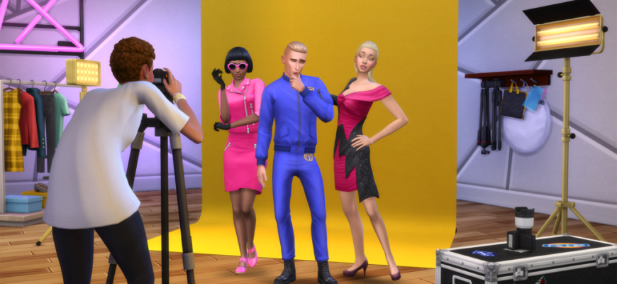 Карьера модели в The Sims 4