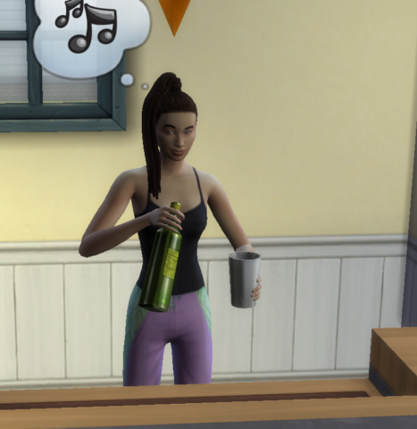 Смешивание напитков Sims 4