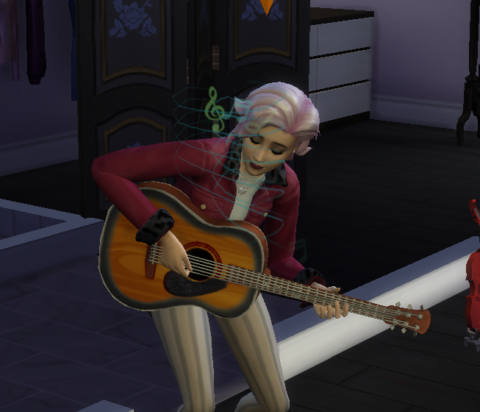 Гитара Sims 4