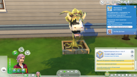 Независимый ботаник Sims 4