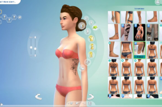 Татуировка Lilys Sims 4