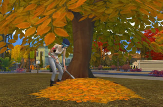Осень Sims 4