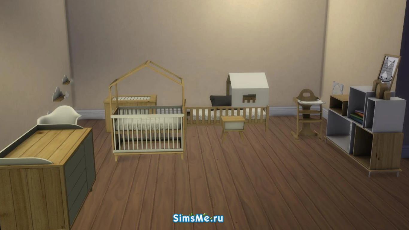sims 4 novvvas safari toddler bedroom