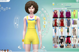 Женский комбинезон Sims 4
