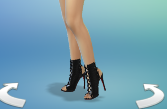 Женские туфли Sassari Sims 4
