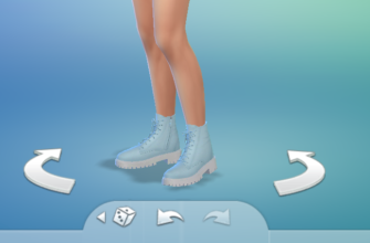 Женские ботинки Sims 4