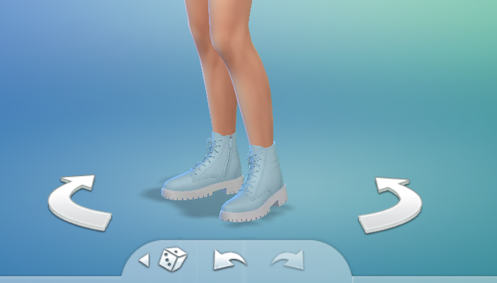 Женские ботинки Sims 4