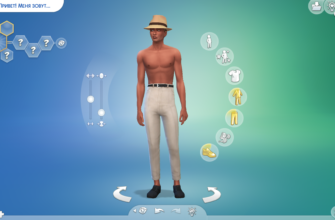 Мужские брюки Sims 4